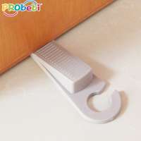 On sale noise reduce plastic door wedge draft stopper wall saver door stopper