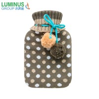 For entire family warmth knitted hot water bag bottle cover