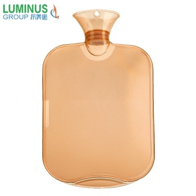 multi color customized pvc hot water bag bottle long time warmth