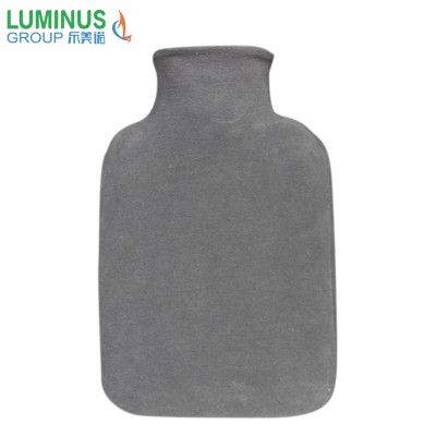 Classic design hot water bottle fleece material cover for long time warmth