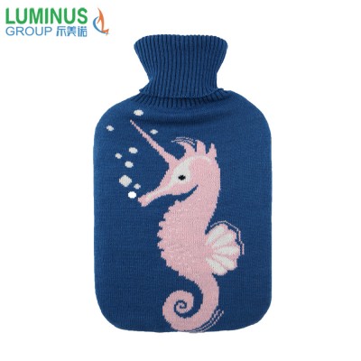 High-quality in cheap price knitted hot water bottle bag cover