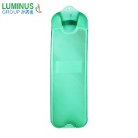 Multi color pvc material hot water bag bottle long stripe factory price