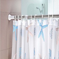 Bathroom plain color durable waterproof polyester shower curtain