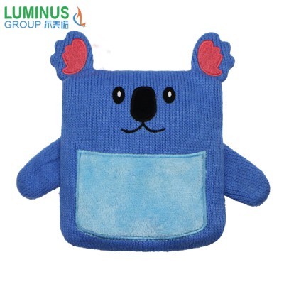 cartoon animal image portable microwave wheat heat bags for children